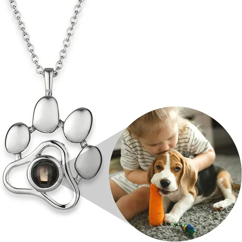 Personalized dog photo necklace best sale